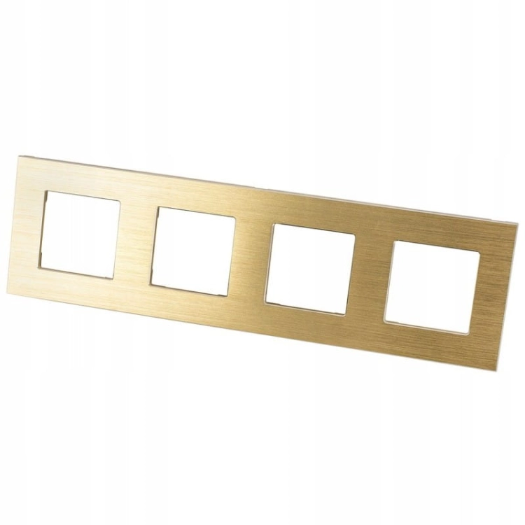 Aluminium-Vierfachrahmen Gold Für Module