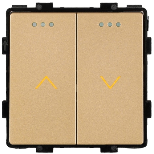 Modul Rollladenschalter Für Rollläden Jalousien Vorhänge Gold Für Rahmen