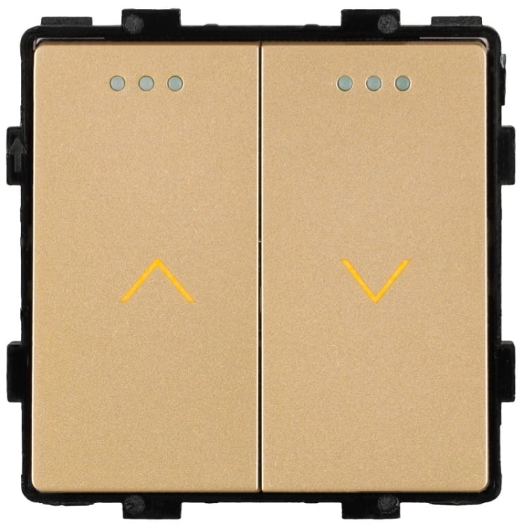 Modul Rollladenschalter Für Rollläden Jalousien Vorhänge Gold Für Rahmen