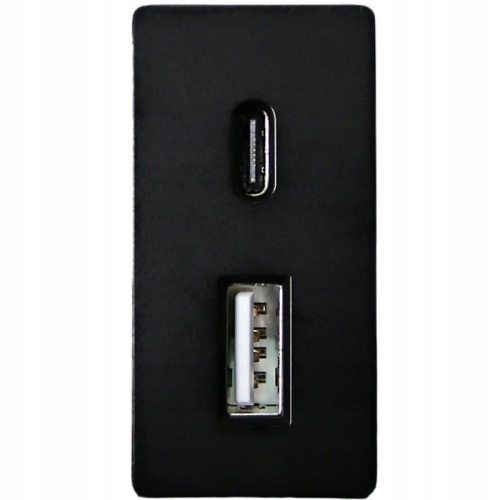 Modul Ladesteckdose Steckdose 2X USB A+C 20 WAT Für Rahmen