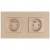 Glas-Doppelsteckdose Gold Set Doppelrahmen Und 2 X Steckdose