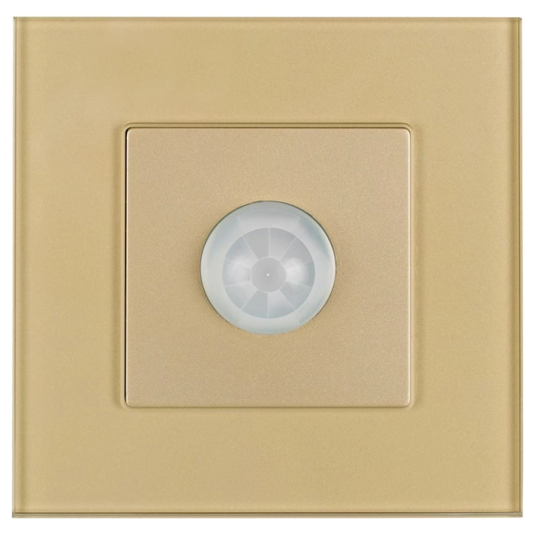 PIR-Bewegungsmelder Mit Dämmerungssensor Glas Gold MIUUN