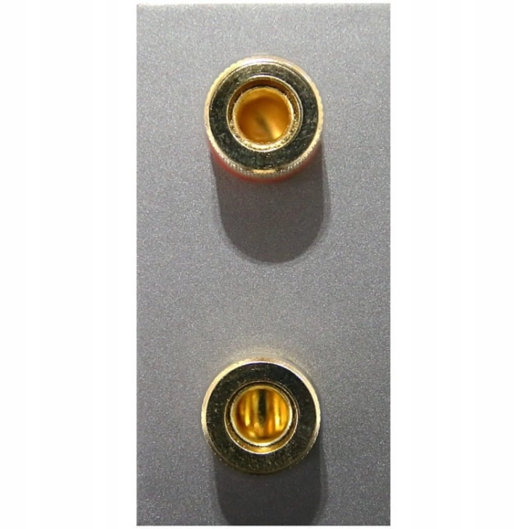 Modul Lautsprecherdose Stereo Grau Für Rahmen