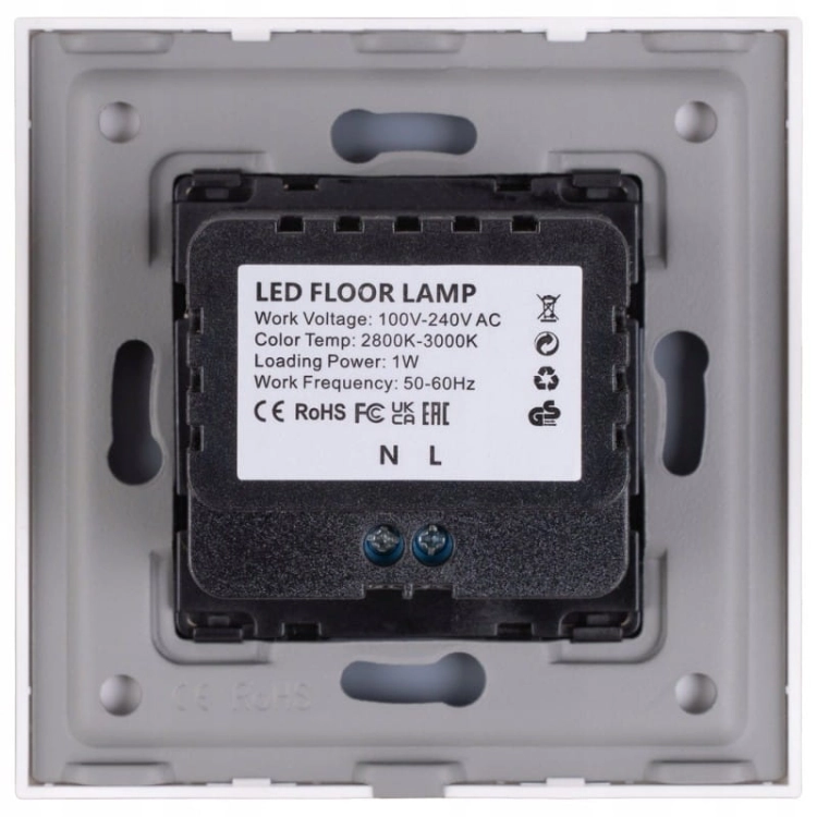 LED-Bodenleuchte Treppenleuchte Wandleuchte Glas Gold