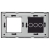 Rahmen Touchpanel Doppelt 3+S Glas Schwarz