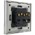 Schalter Ausschalter Dreifach Glas Grau