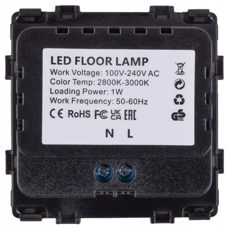 Modul LED-Treppenleuchte Bodenleuchte Wandleuchte 1W Gold Für Rahmen