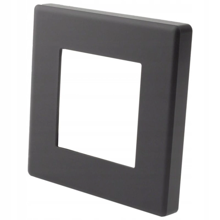 Doppelter Wandschalter Schwarz Set Mit PVC-Rahmen MIUUN