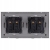 Doppelsteckdose Schuko Weiß Set PCV-Doppelrahmen 2 X Steckdose