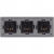 Dreifach-Steckdose Grau Set PVC-Dreifachrahmen Und 3 X Einzelsteckdose