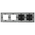 Rahmen Touchpanel Vierfach 2+2+S+S Glas Schwarz