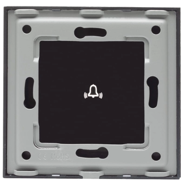 Rahmen Touch-Panel Klingeltaster Glas Schwarz Für Klingeltastermodul