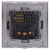 Steckdose Mit Erdungsstift Glas Gold + Doppelte USB-Ladesteckdose 20W Typ A+C MIUUN