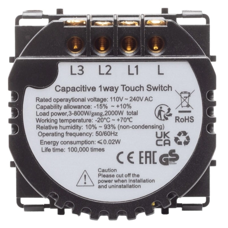 Modul Touch-Schalter Dreifach Für Rahmen