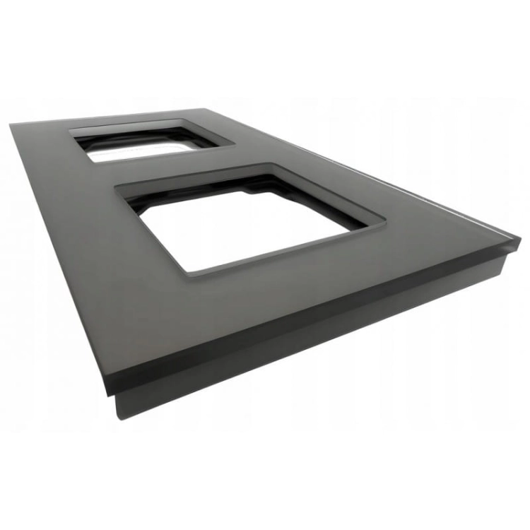 Glasrahmen Doppelt Grau Für Module MIUUN