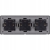 Dreifach-Steckdose Schwarz Set PVC-Dreifachrahmen Und 3 X Doppelsteckdose