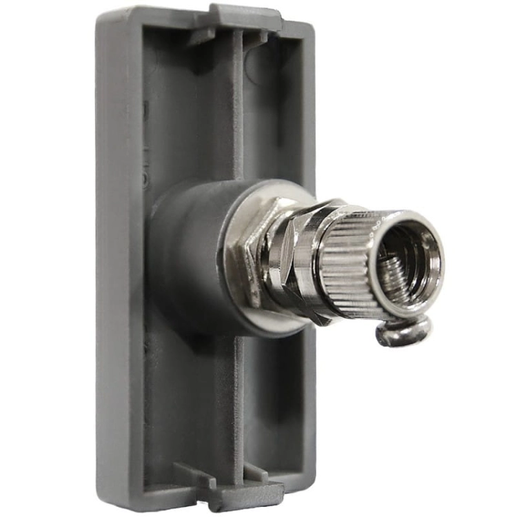 Modul TV-Antennendose Grau Für Rahmen