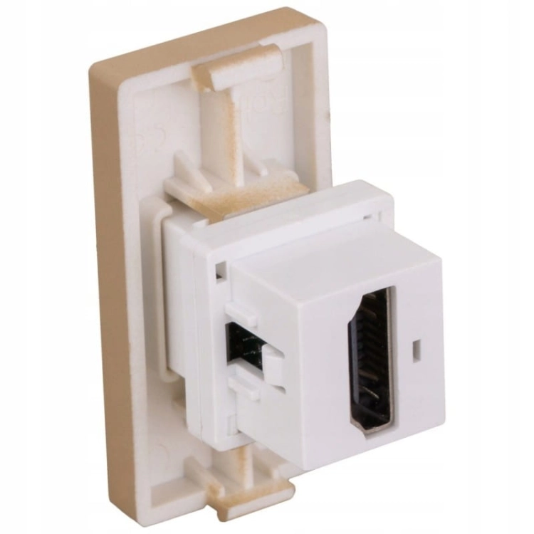 Modul Anschluss HDMI-Dose Gold Für Rahmen
