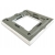 Einfachrahmen Aluminium Silber