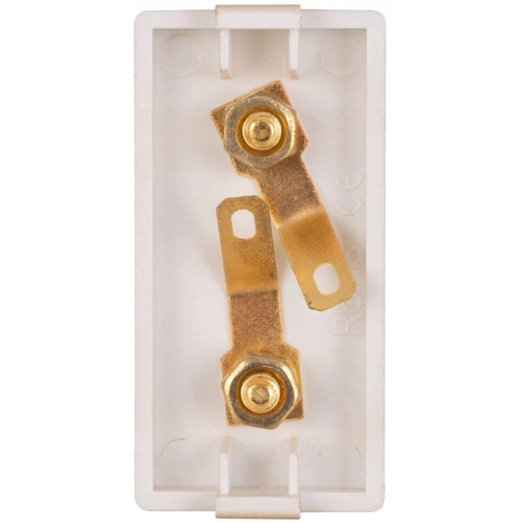 Modul Lautsprecherdose Stereo Typ Banane Gold Für Rahmen