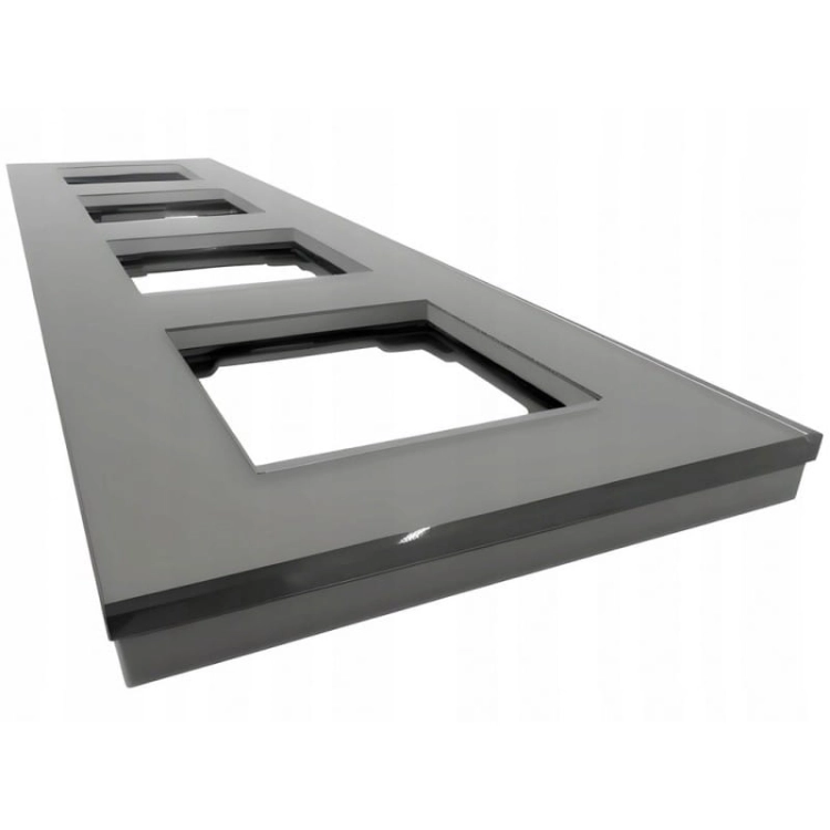 Glasrahmen Vierfach Grau Für Module MIUUN