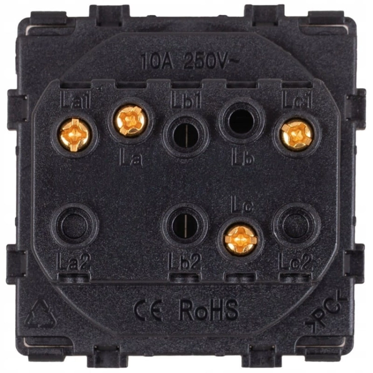 Modul Doppelter Monostabiler Taster Gold Für Rahmen