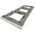 Dreifachrahmen Aluminium Dreifach Silber