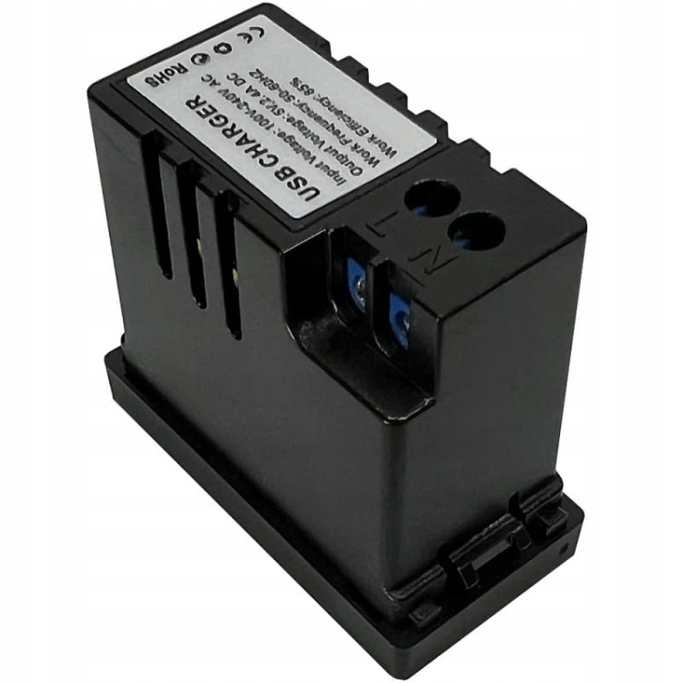 Modul Doppelte USB-Ladesteckdose Typ A+A 2.4A Grau Für Rahmen