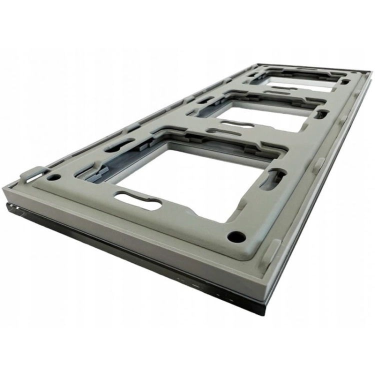Glasrahmen Dreifach Grau Für Module MIUUN