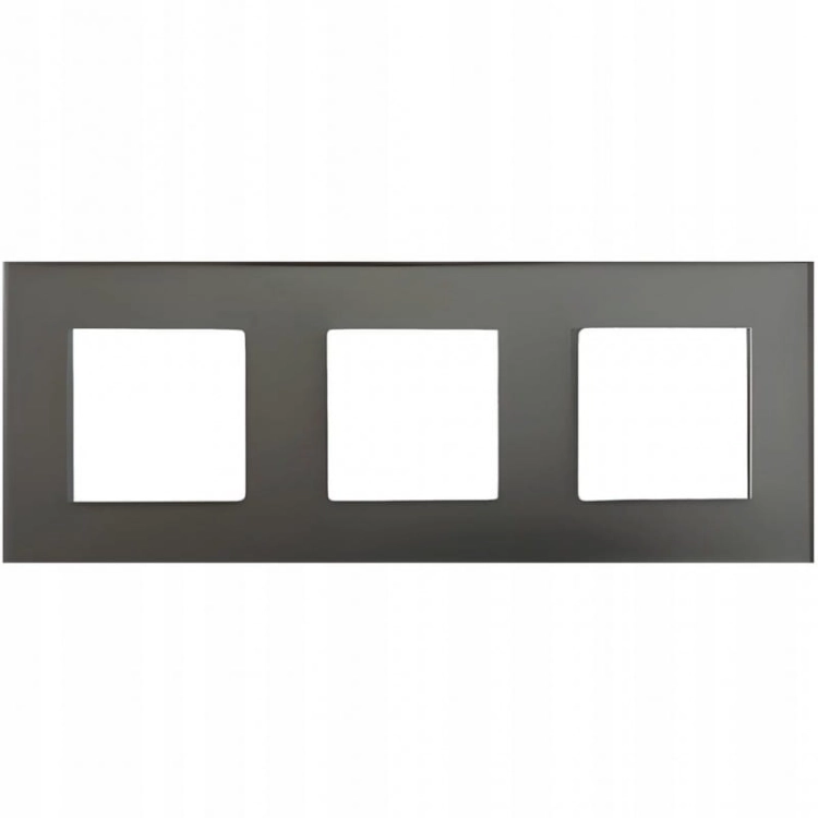 Glasrahmen Dreifach Grau Für Module MIUUN