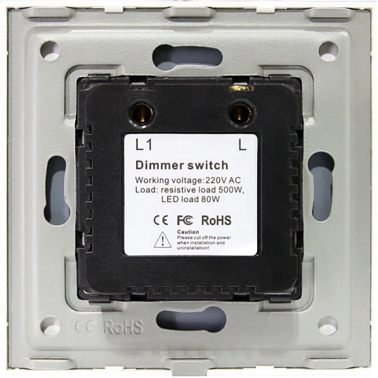 Schalter Glas Lichtdimmer Drehbar