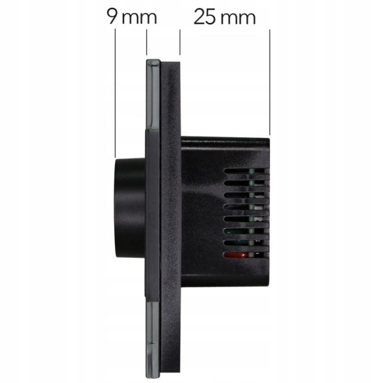 Schalter Dimmer Licht Mechanisch Glas