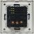 Steckdose Steckdose Glas Grau + Doppel-USB-Ladesteckdose Typ A+A 2.4A