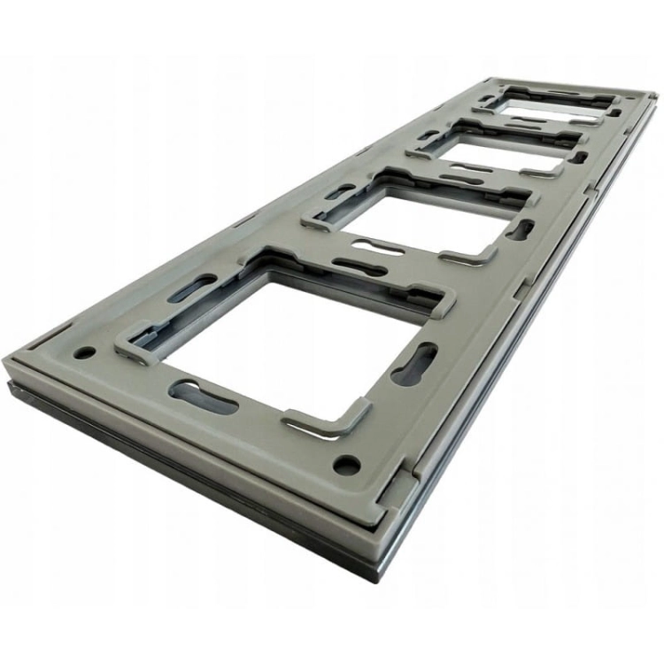 Glasrahmen Vierfach Grau Für Module MIUUN