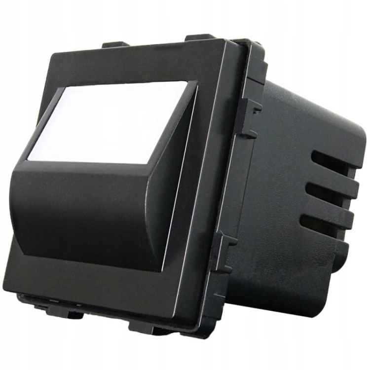 LED-Leuchte Boden Treppe Wand Schwarz Set Mit PVC-Rahmen MIUUN