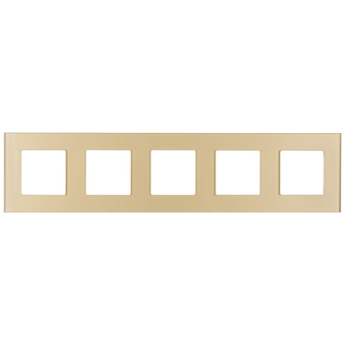 Glasrahmen Fünffach Gold Für Module MIUUN