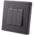 Dreifach-Wechselschalter Schwarz Set Mit PVC-Rahmen MIUUN