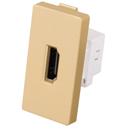 Modul Anschluss HDMI-Dose Gold Für Rahmen