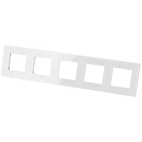 Glasrahmen Fünffach Weiß Für Module MIUUN