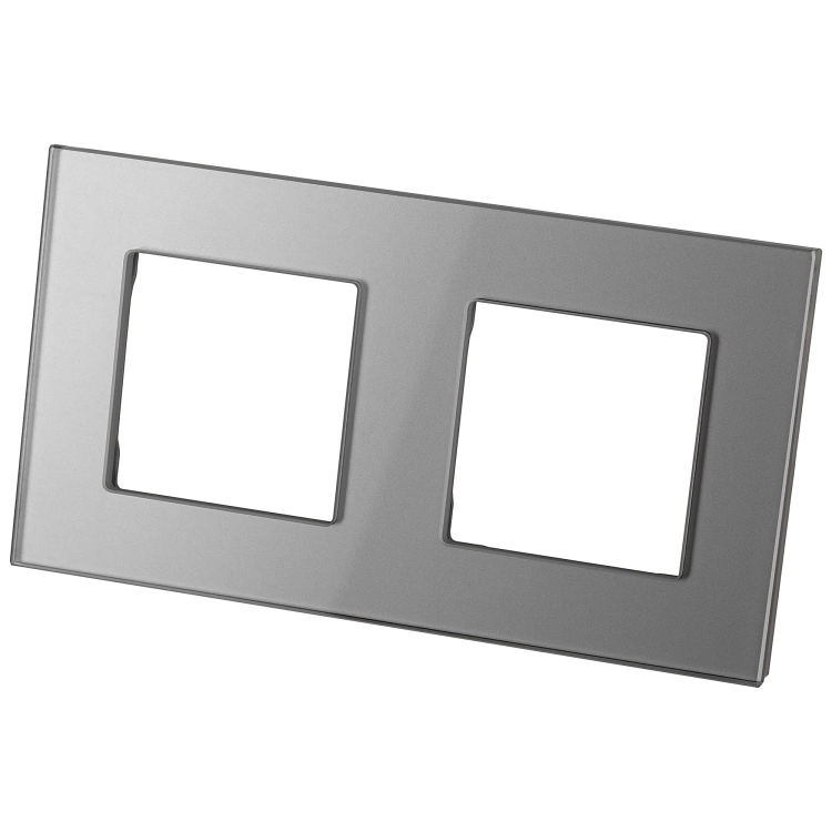 Glasrahmen Doppelt Grau Für Module MIUUN