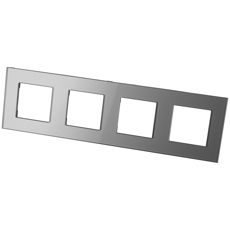 Glasrahmen Vierfach Grau Für Module MIUUN