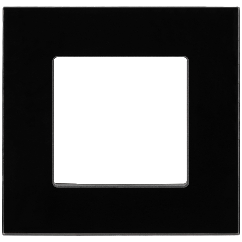 Einfachrahmen Glas Schwarz Für Module MIUUN