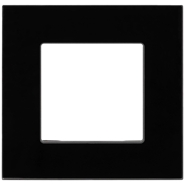 Einfachrahmen Glas Schwarz Für Module MIUUN