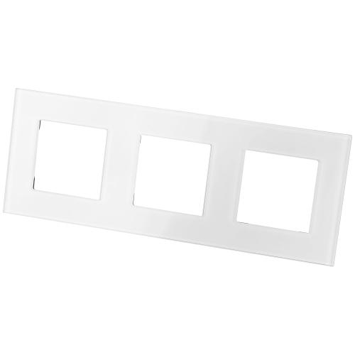 Glasrahmen Dreifach Weiß Für Module MIUUN
