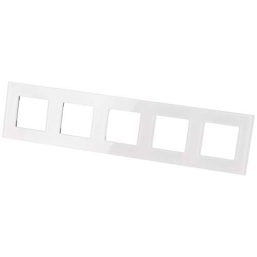 Glasrahmen Fünffach Weiß Für Module MIUUN