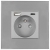 Steckdose Mit Erdungsstift Glas Grau + Doppel-USB-Ladesteckdose 20W Typ A+C