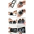 Modul Schuko-Steckdose Mit Schutzkontakt Ohne Erdungsstift Schwarz + Doppelte USB-Ladesteckdose 20W Für Rahmen
