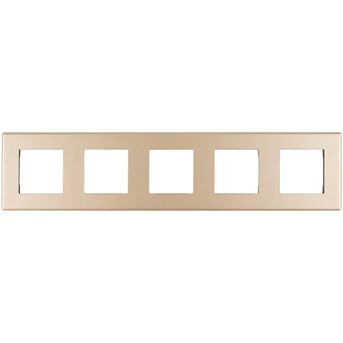 Kunststoff-Fünffachrahmen Gold Für Module MIUUN