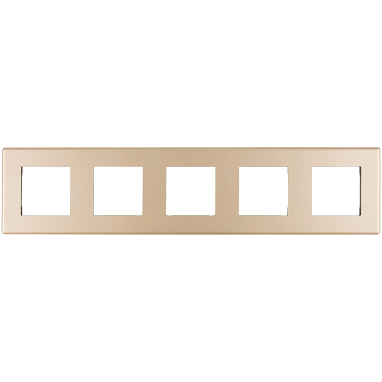 Kunststoff-Fünffachrahmen Gold Für Module MIUUN