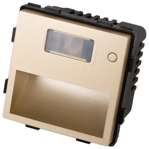 Modul LED-Wand-Treppenleuchte Mit Bewegungsmelder Gold Für Rahmen MIUUN